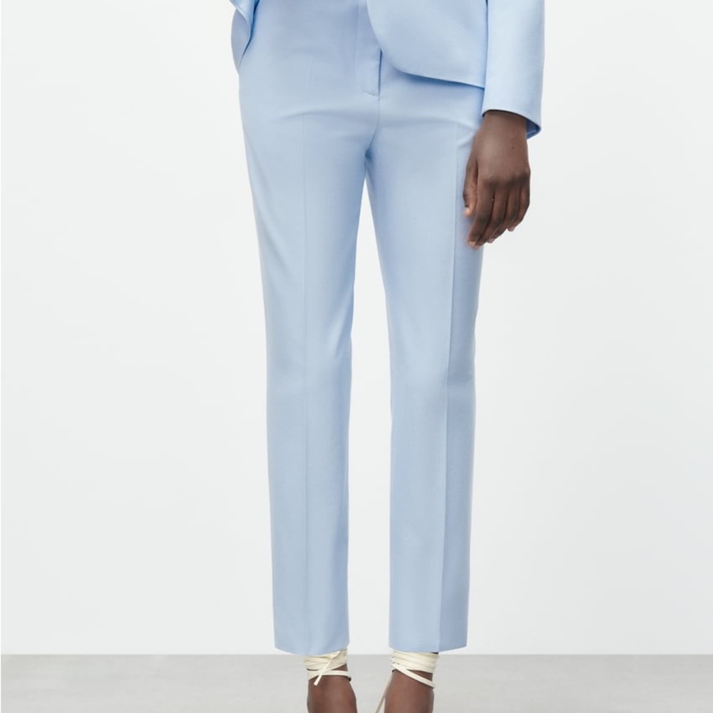 Zara Blue Crop Pants